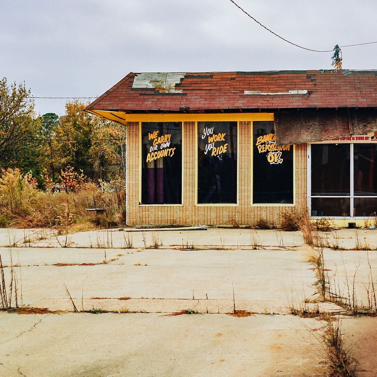 Abandoned ghost town West Memphis, Arkansas , USA