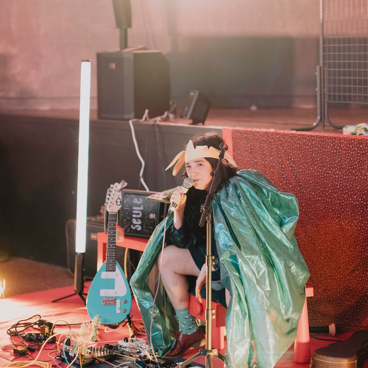 Mariane Berthault, known as Seule Tourbe, is a multi-instrumentalist and solo artist from Hauts-de-France, whose dreamy musical universe fuses baroque, punk, grunge, and new age influences. - Image 8