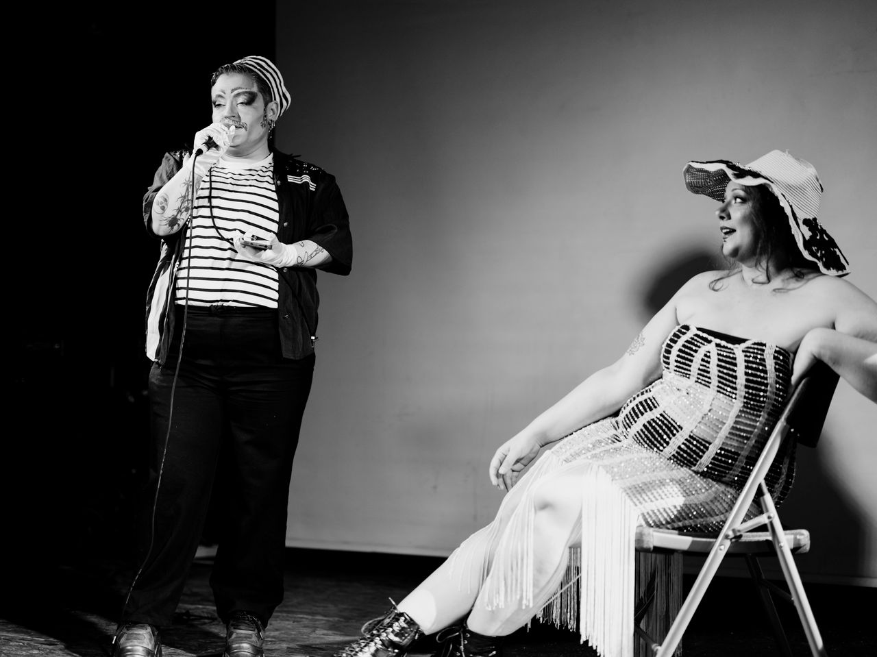 The Dragatypie 3 team — Galère d'un Panda and Nixe Amère in organization, the performers on stage, and the accessibility-trained volunteers who make the festival happen. - Image 6