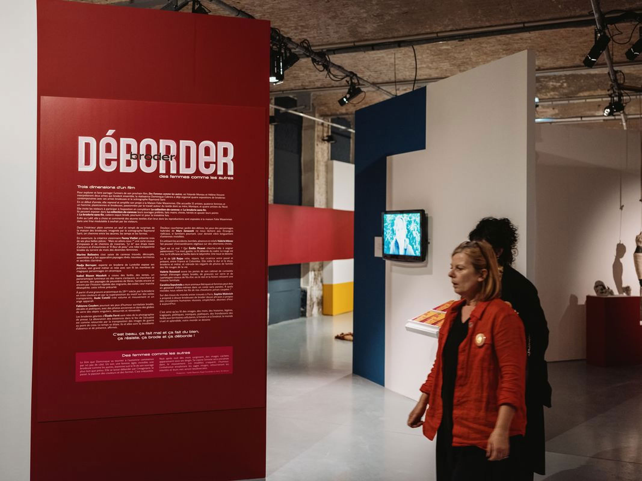 Broder Déborder - Exposition - 14 mars 2024 - Maison Folie de Wazemmes - Lille — At the Maison Folie Wazemmes, filmmaker Dominique Cabrera showcases a collective exhibition Broder Déborder - Women… - Image 7