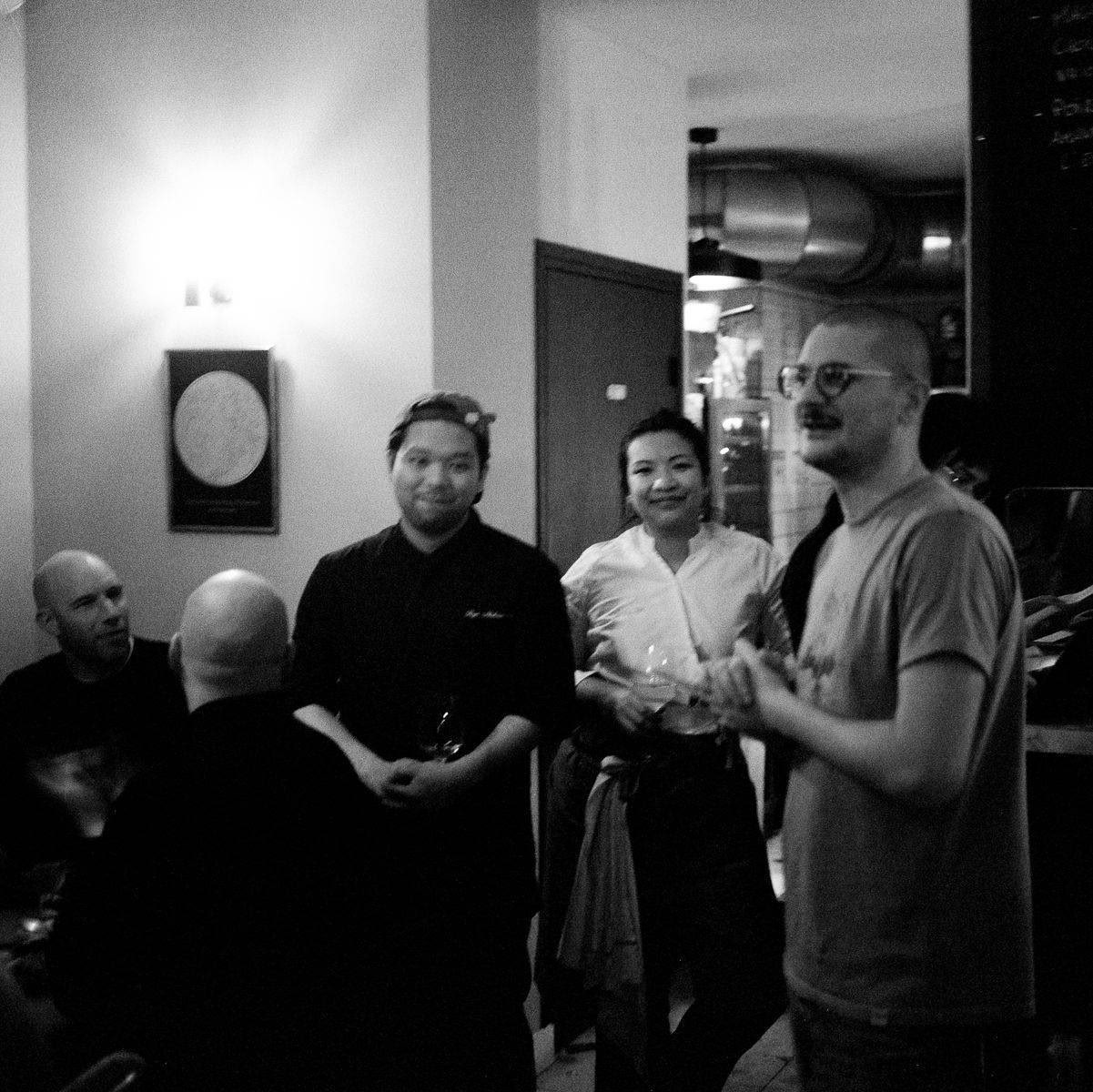 One evening when Chef Sarika Sor is invited by the Lille restaurant Bleu Canard for a four-hands dinner with Chef Ryo Nakamura , Mathieu Drouet captures the atmosphere in the dini… - Image 9