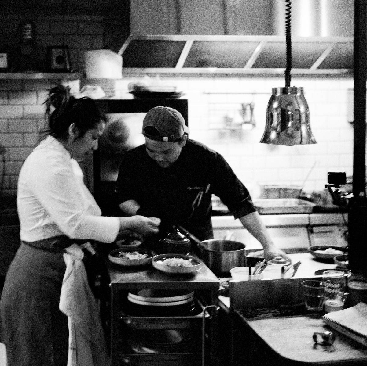 One evening when Chef Sarika Sor is invited by the Lille restaurant Bleu Canard for a four-hands dinner with Chef Ryo Nakamura , Mathieu Drouet captures the atmosphere in the dini… - Image 11