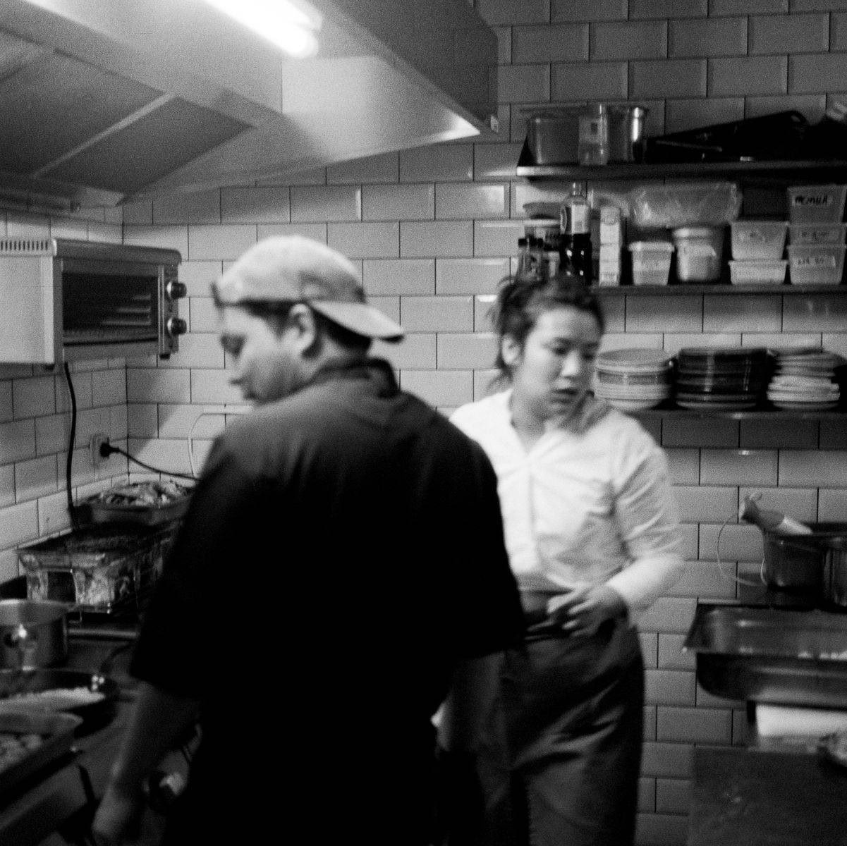 One evening when Chef Sarika Sor is invited by the Lille restaurant Bleu Canard for a four-hands dinner with Chef Ryo Nakamura , Mathieu Drouet captures the atmosphere in the dini… - Image 14