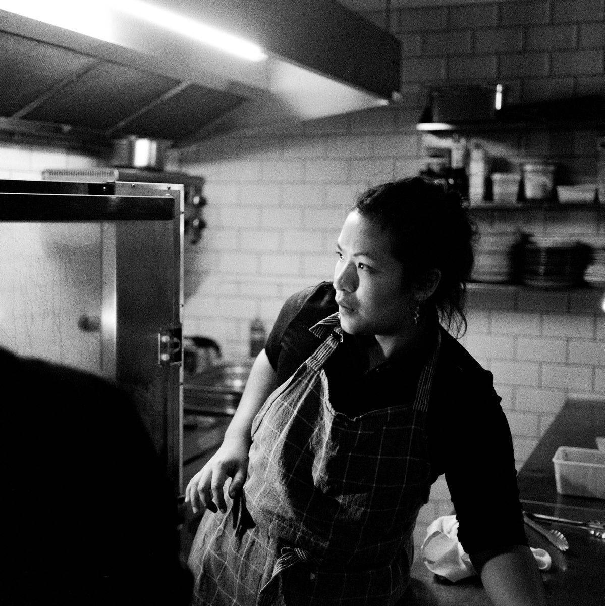 One evening when Chef Sarika Sor is invited by the Lille restaurant Bleu Canard for a four-hands dinner with Chef Ryo Nakamura , Mathieu Drouet captures the atmosphere in the dini… - Image 15