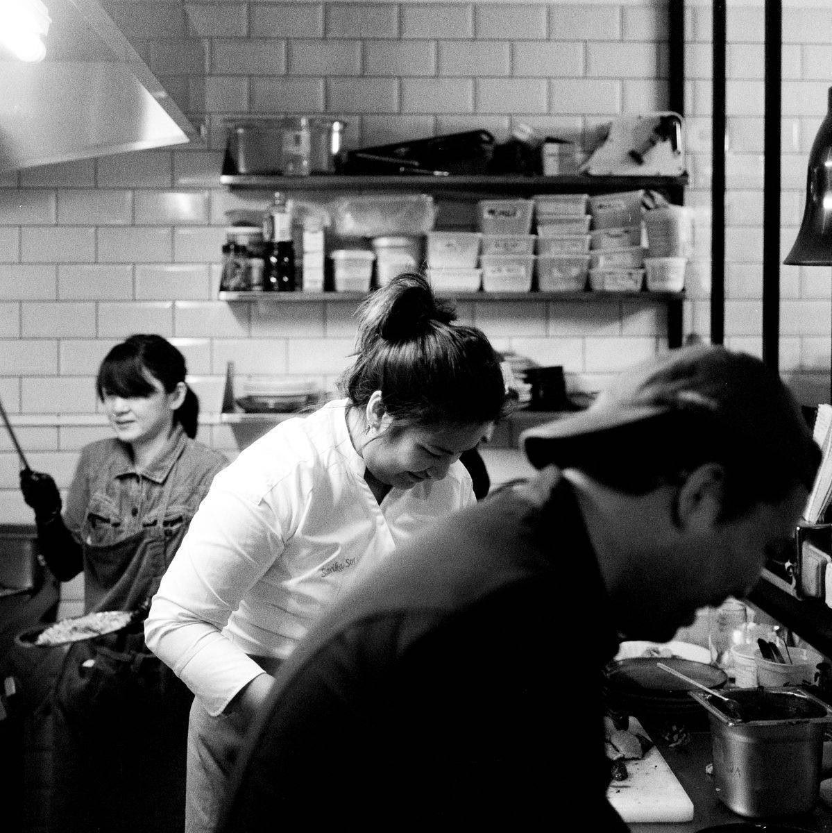 One evening when Chef Sarika Sor is invited by the Lille restaurant Bleu Canard for a four-hands dinner with Chef Ryo Nakamura , Mathieu Drouet captures the atmosphere in the dini… - Image 24