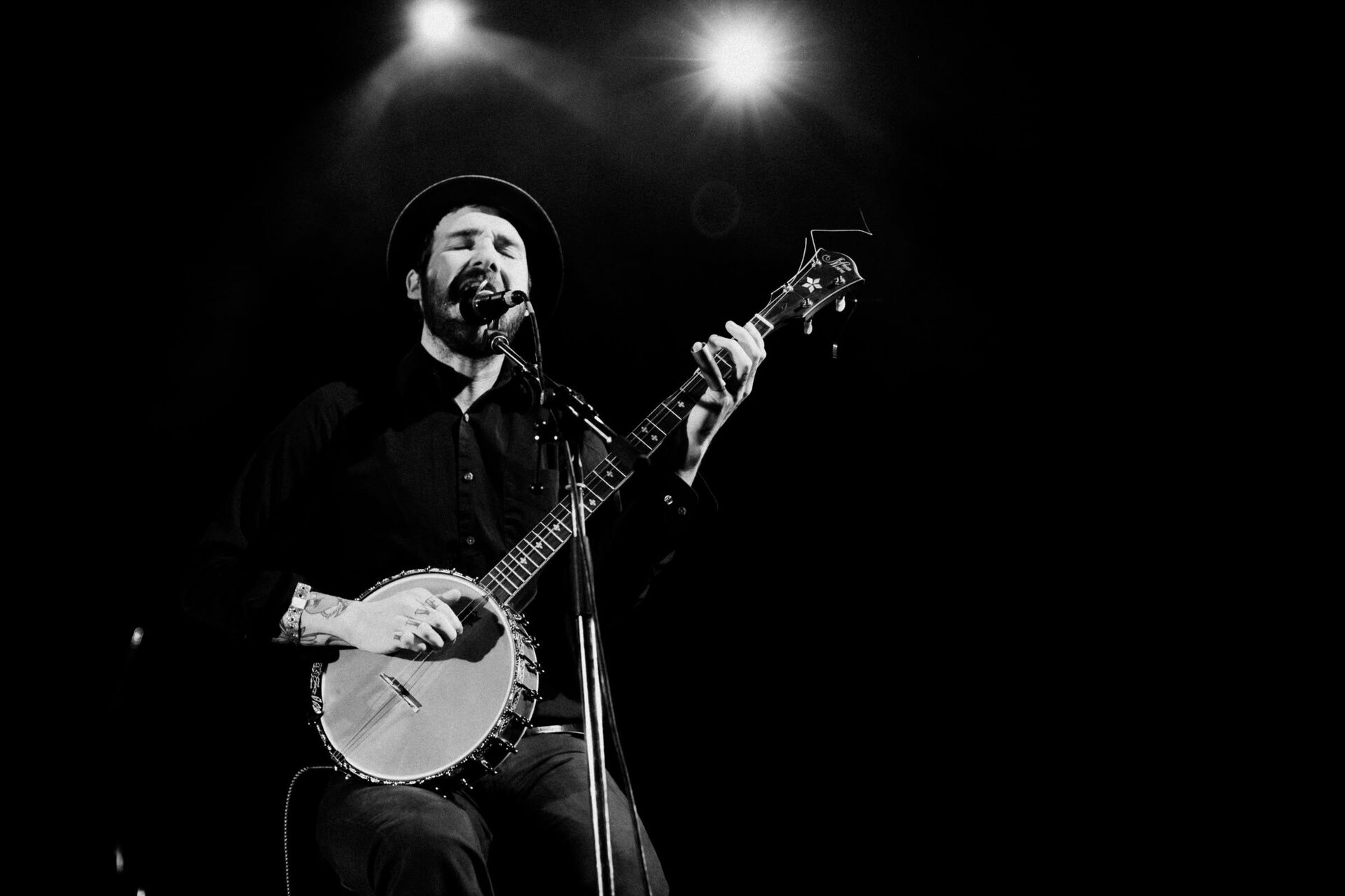 Concert photography — of William Elliott Whitmore — at L'Aeronef - Lille — (2009) - Image 1