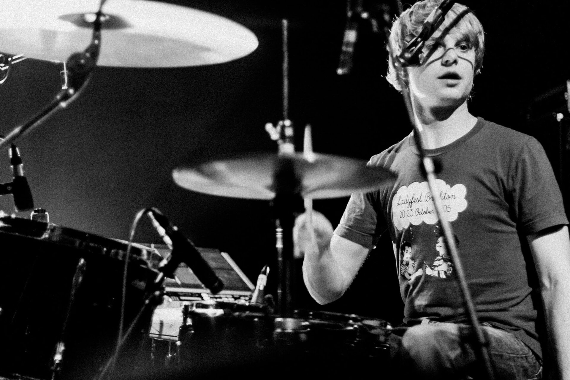 Concert photography — of Blood Red Shoes — at Le Grand Mix - Tourcoing — (2008) - Image 7