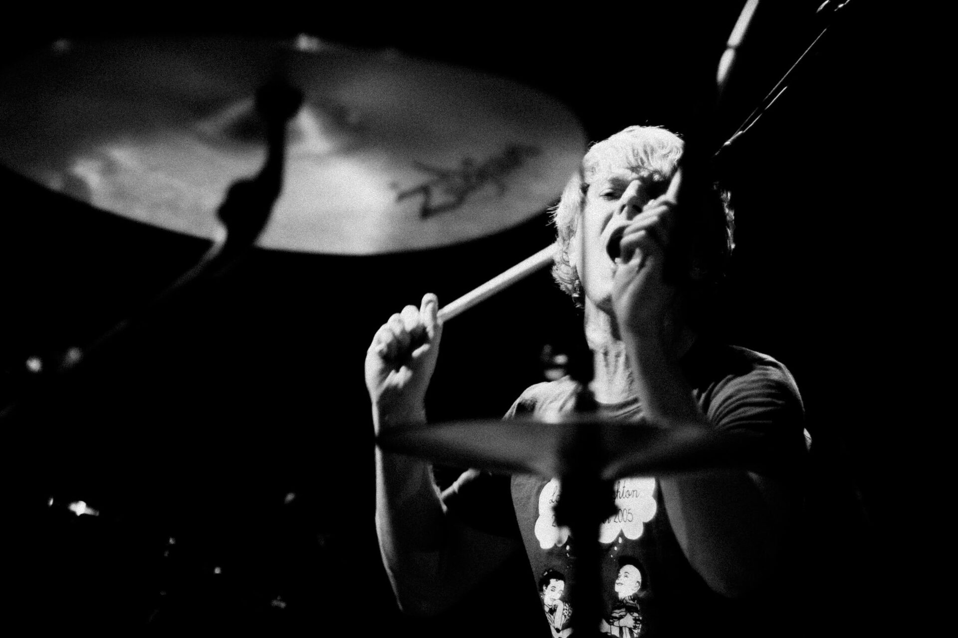 Concert photography — of Blood Red Shoes — at Le Grand Mix - Tourcoing — (2008) - Image 10