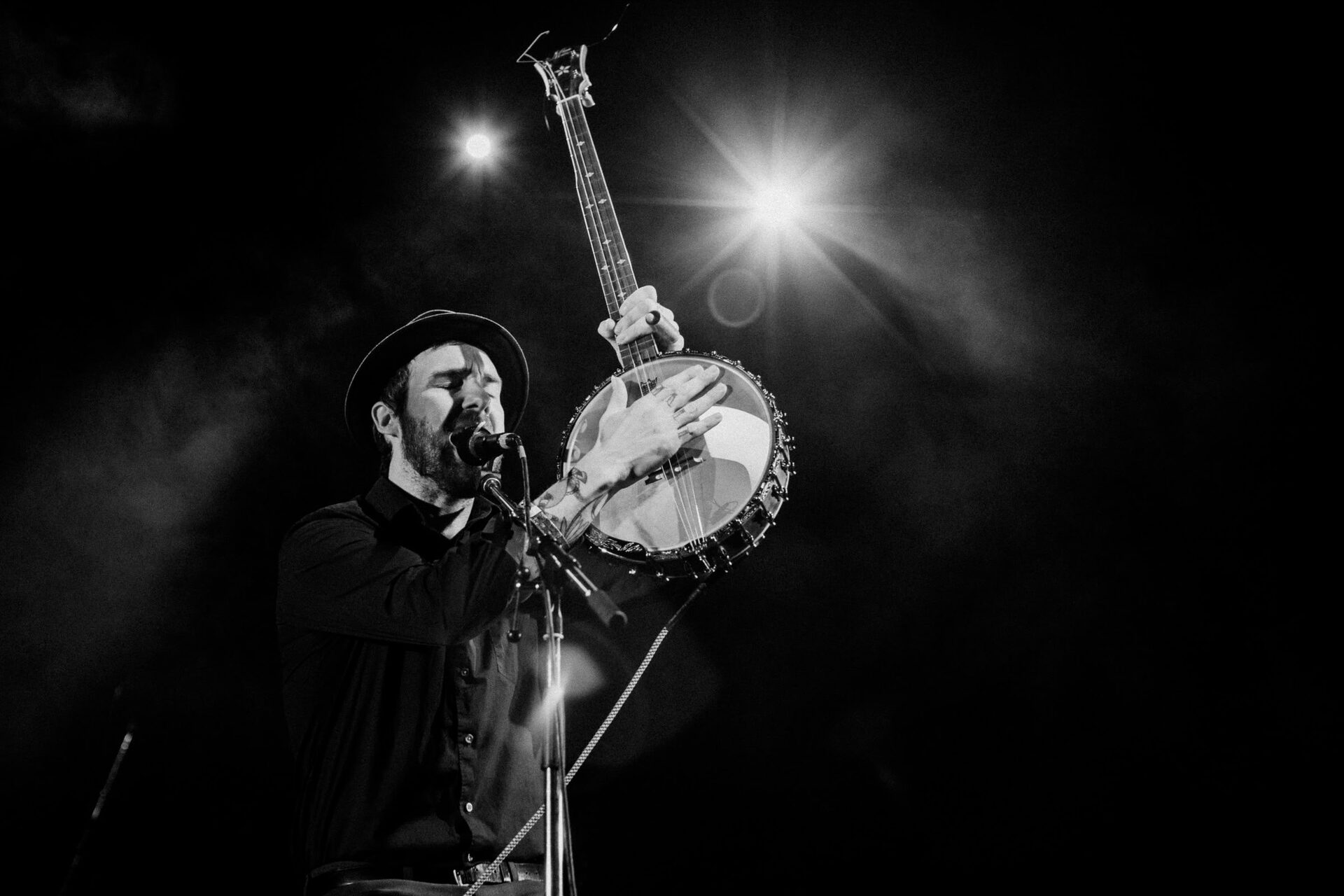 Concert photography — of William Elliott Whitmore — at L'Aeronef - Lille — (2009) - Image 2