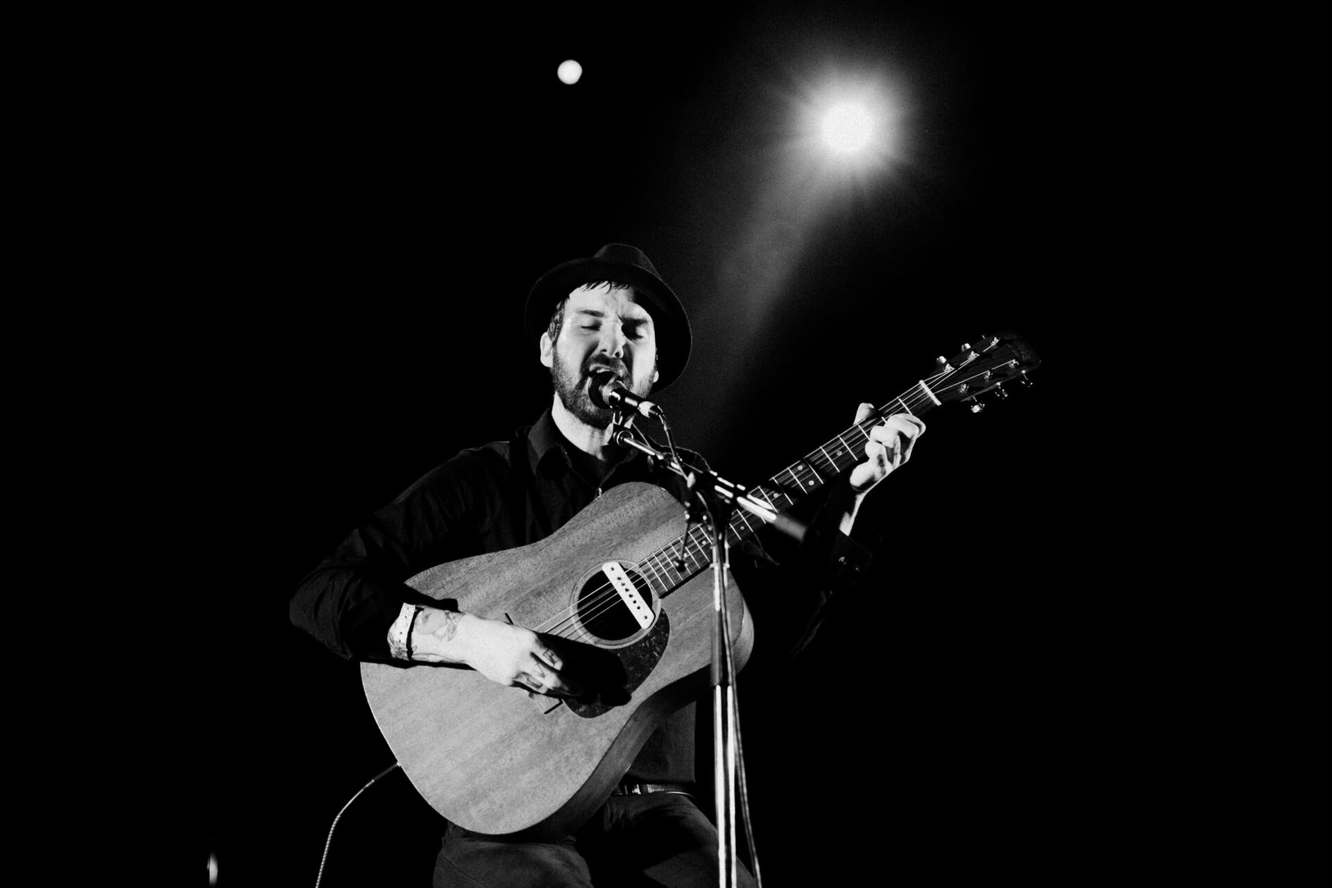 Concert photography — of William Elliott Whitmore — at L'Aeronef - Lille — (2009) - Image 3