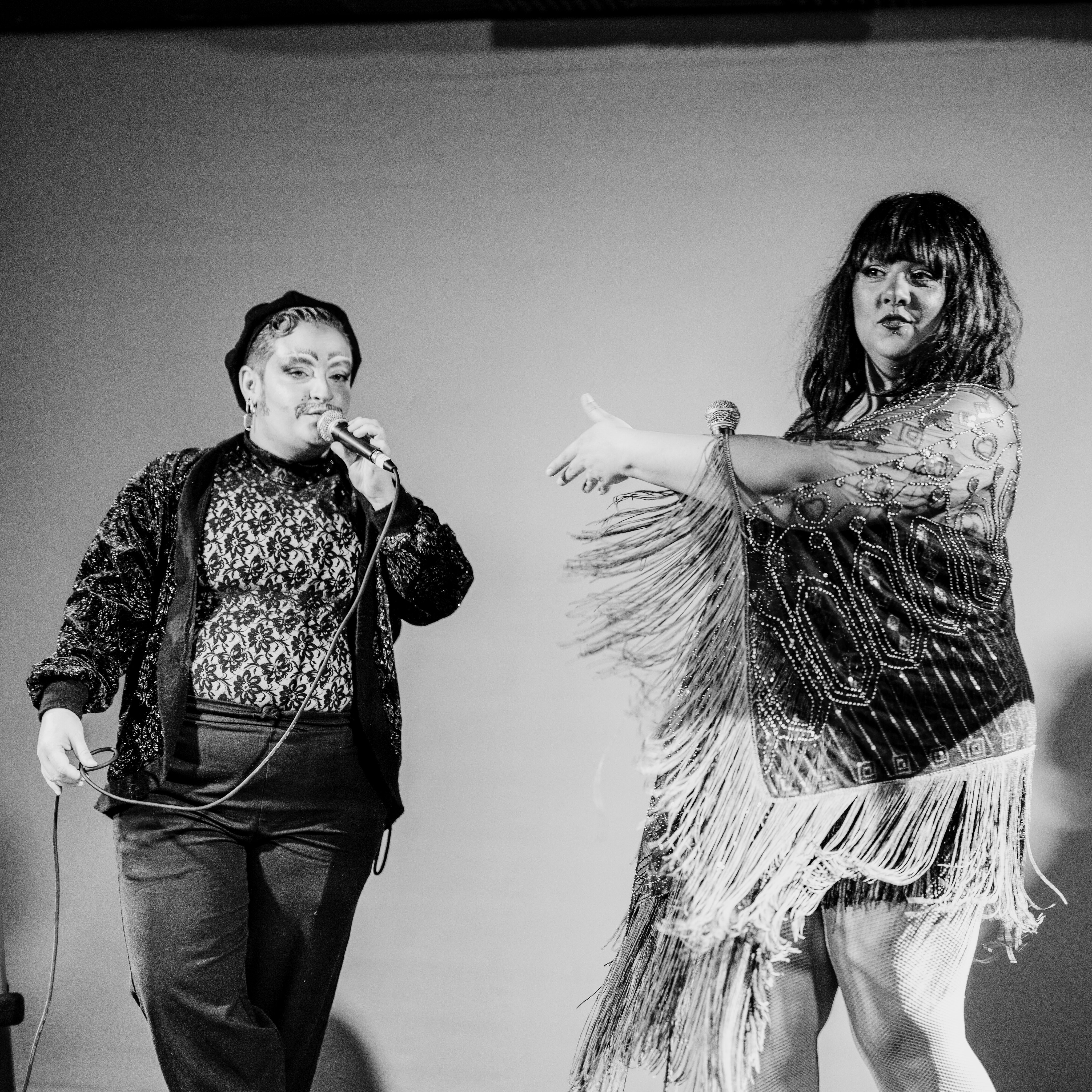 The Dragatypie 3 team — Galère d'un Panda and Nixe Amère in organization, the performers on stage, and the accessibility-trained volunteers who make the festival happen. - Image 4