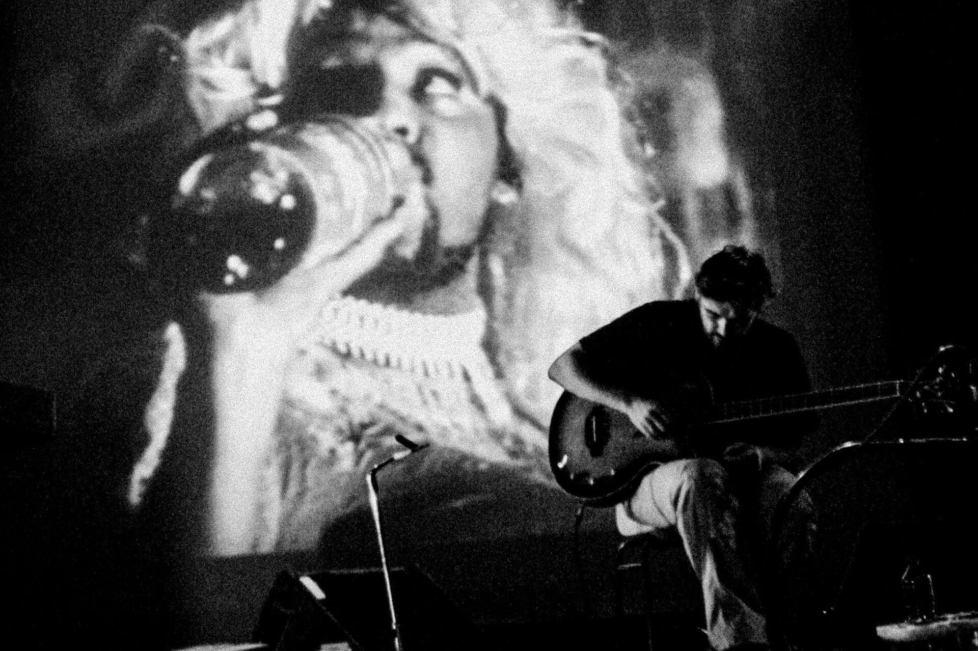 Concert photography — of Man — at Festival Scopitone - Nantes — (2004)