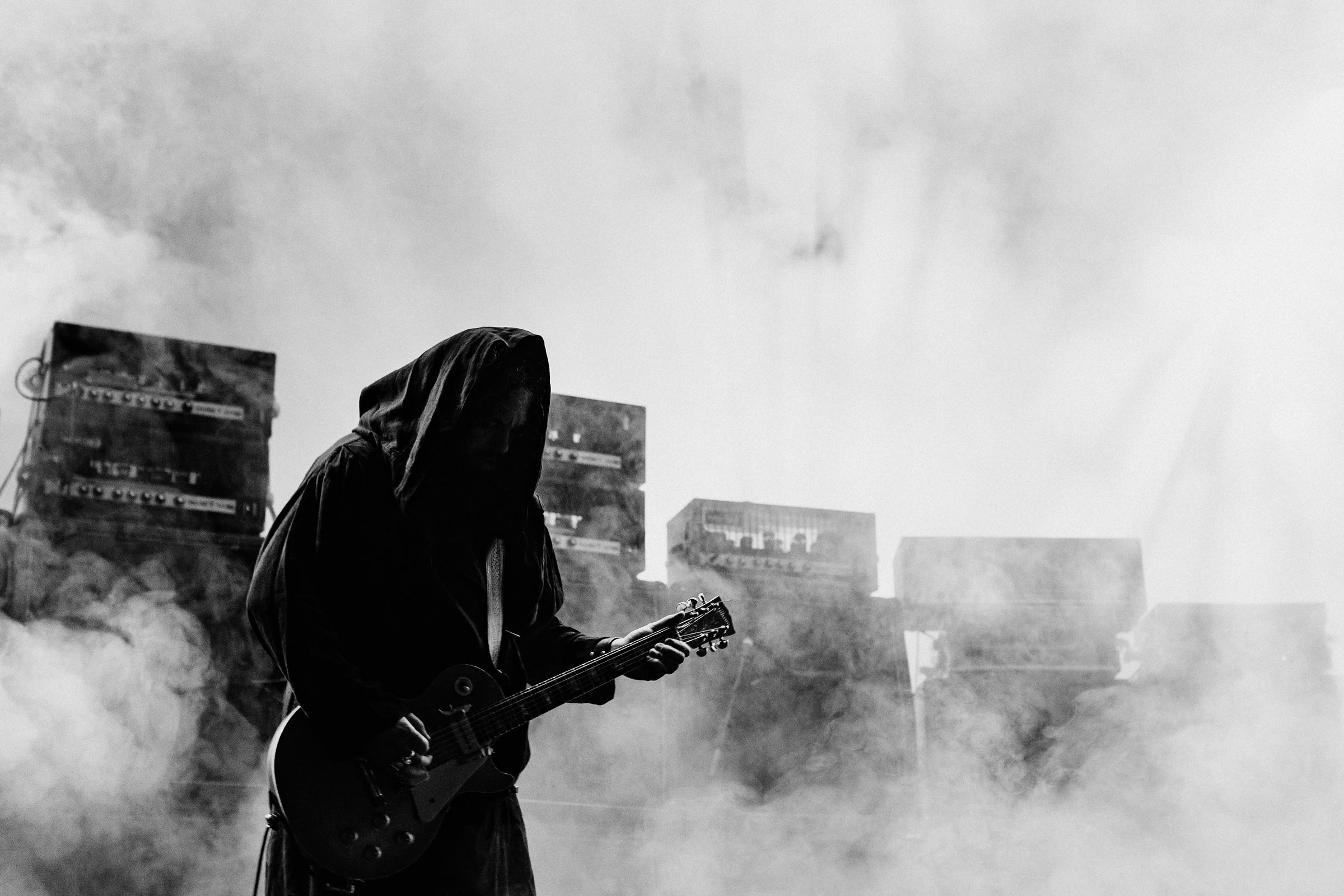 Concert photography — of Sunn O))) — at Villette Sonique - Paris — (2009)