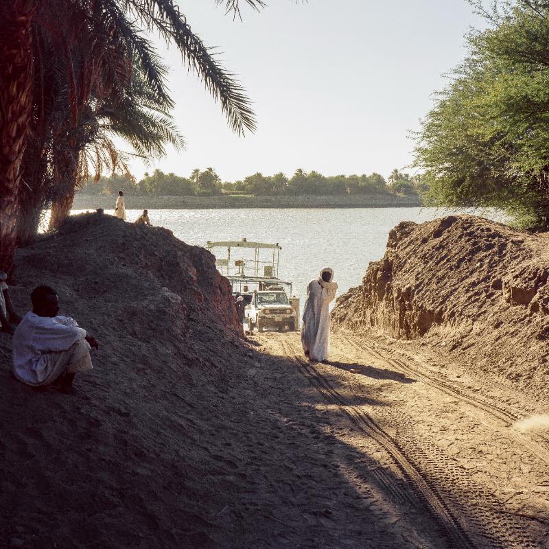 Arrived on the Sai Island, Sudan — Sudan series, photograph by Mathieu Drouet
