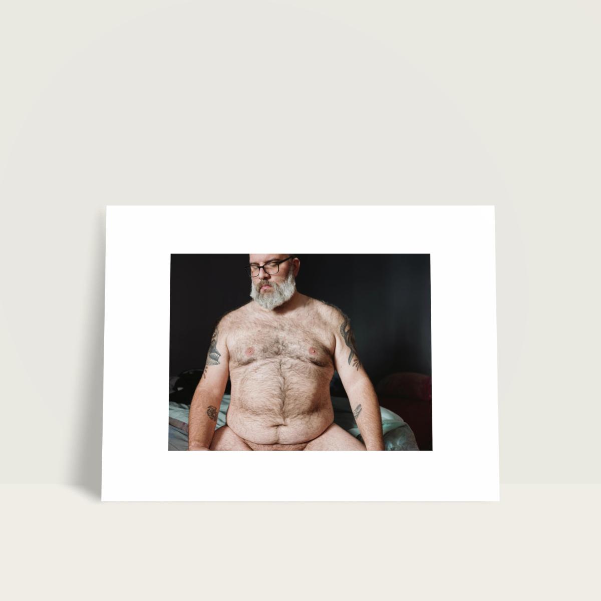 Autoportrait - post covid — photograph by Mathieu Drouet