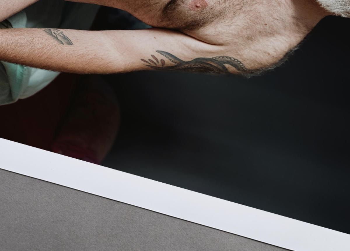 Autoportrait - post covid — photograph by Mathieu Drouet