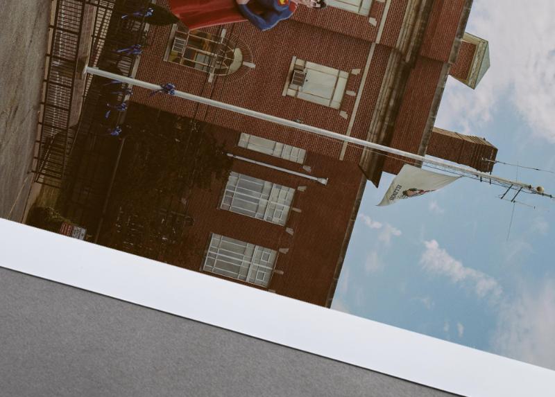 Superman in Smallville, Kentucky — In Fiction — Brave New World series, photograph by Mathieu Drouet