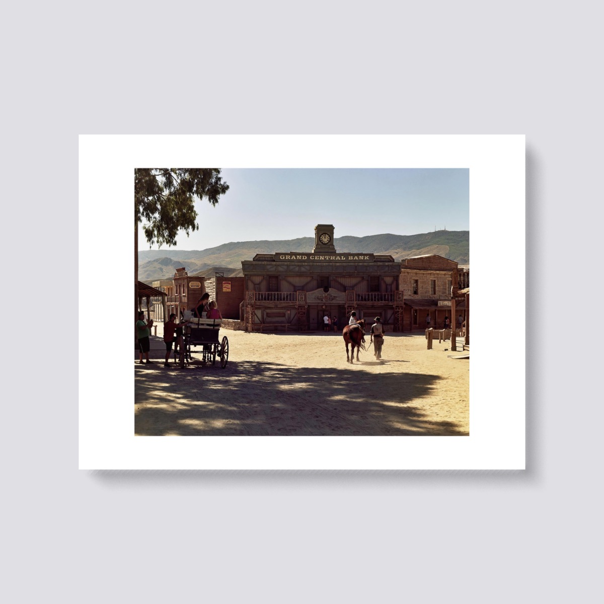 Western in Tabernas — In Fiction — Brave New World series, photograph by Mathieu Drouet